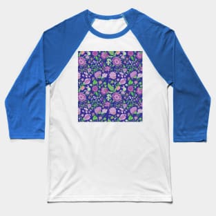 purple flowers Baseball T-Shirt